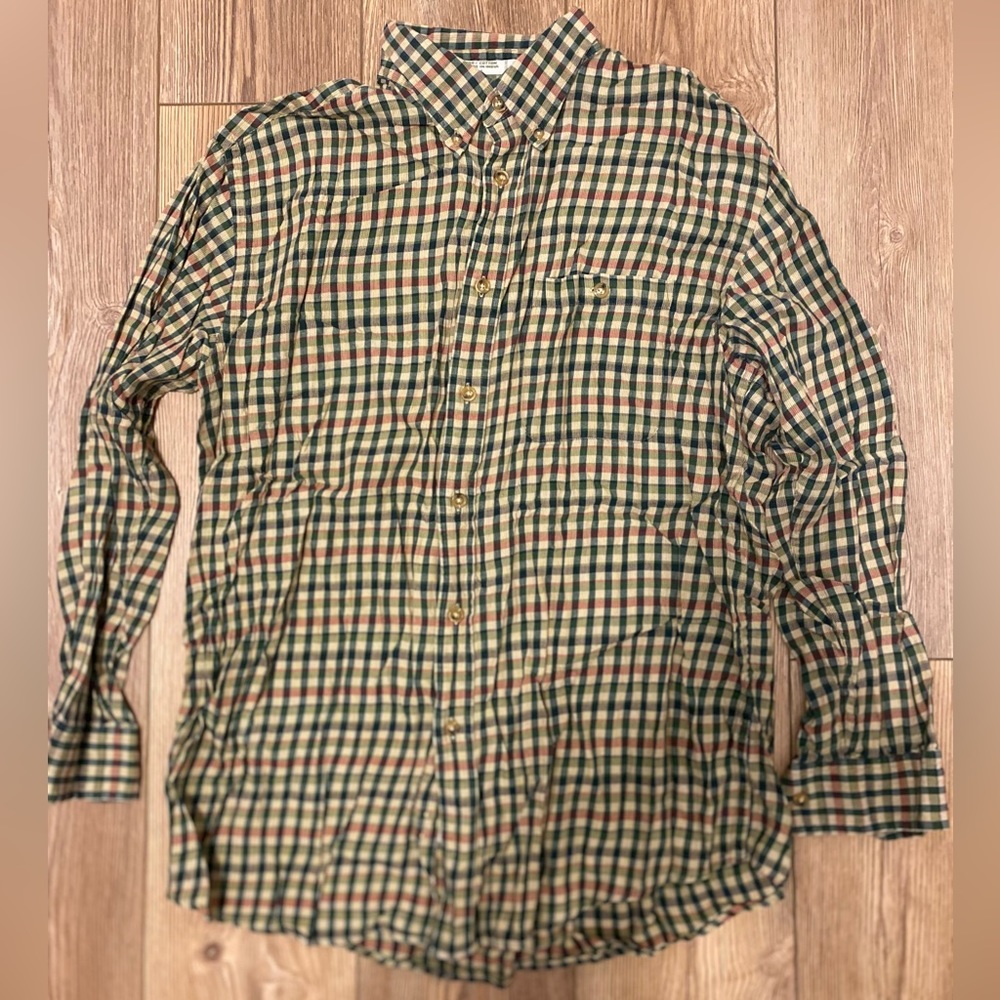 Orvis men’s flannel button up shirt